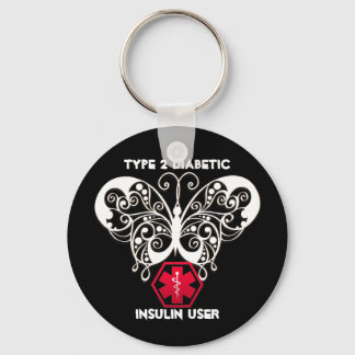 Diabetic Alert Key Ring