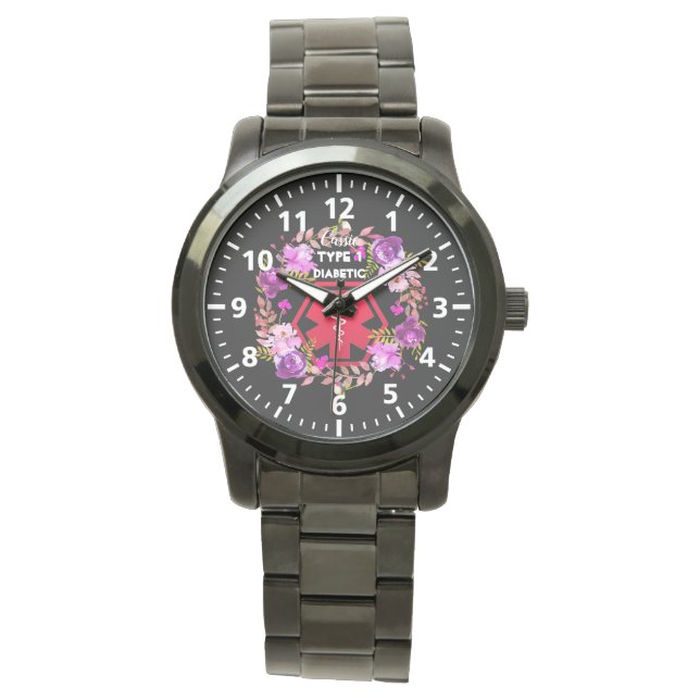 Diabetic Alert Personalised Watch (Front)