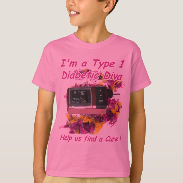Diabetic Diva T-Shirt (Front)