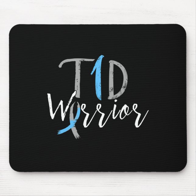 Diabetic Fun Type 1 Diabetes Awareness  Mouse Pad (Front)