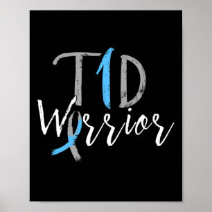 Diabetic Fun Type 1 Diabetes Awareness  Poster