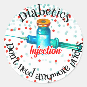 Diabetic Humour Stickers