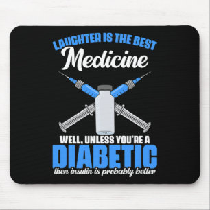 Diabetic Insulin Diabetes Warrior Diabetes Awarene Mouse Pad