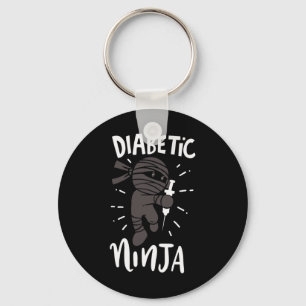 Diabetic Ninja Type 1 Diabetes Doctor Diabetes Awa Key Ring