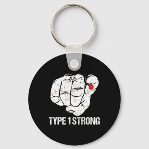 Diabetic Patients Fighter Awareness Diabetes Type  Key Ring