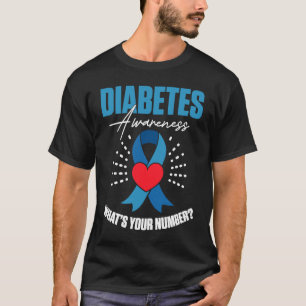 Diabetic Type 1 Diabetes Awareness T1D 2 T-Shirt