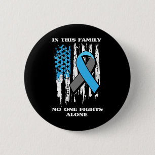 Diabetic Type 1 T1D Diabetes Awareness USA Flag Gi 6 Cm Round Badge