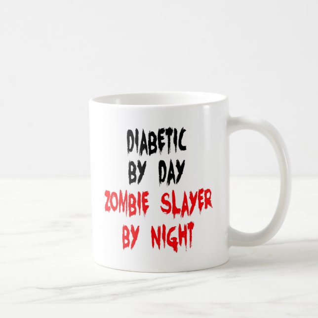Diabetic Zombie Slayer Coffee Mug (Right)
