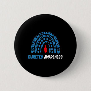 Diabetics Are Naturally Sweet - Diabetes Awareness 6 Cm Round Badge