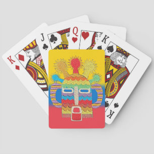 Diablo Huma art, Ecuador flag theme Playing Cards