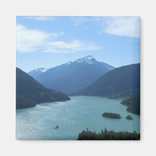 Diablo Lake Washington State Nature Photography Magnet