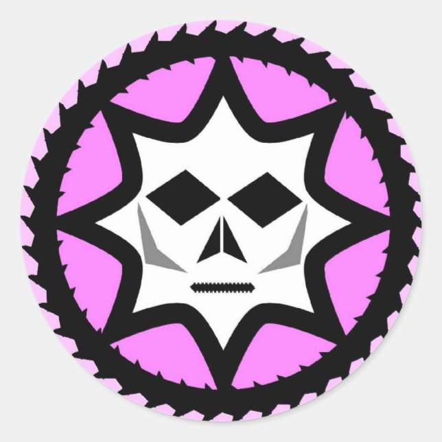 Diabolichix classic logo classic round sticker (Front)