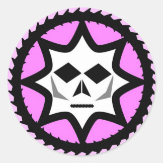 Diabolichix classic logo round sticker