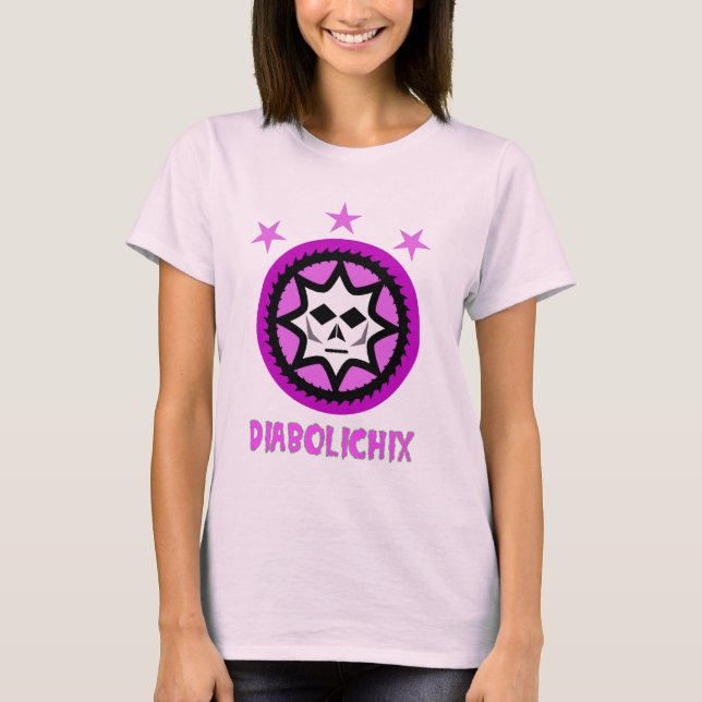Diabolichix Pink Babydoll T-Shirt (Front)