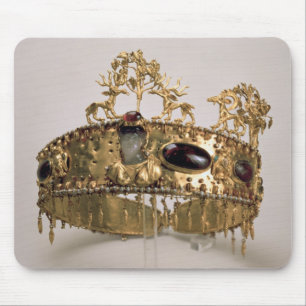 Diadem, found in the burial mound at Khoklach Mouse Pad