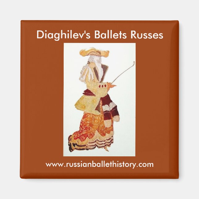 Diaghilev's Ballets Russes Magnet (Front)