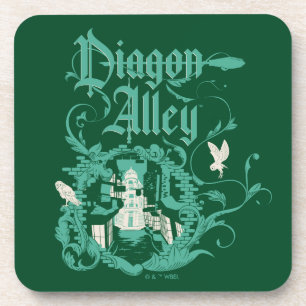 DIAGON ALLEY™ Vintage Graphic Coaster