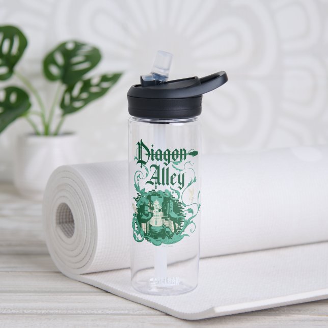 DIAGON ALLEY™ Vintage Graphic Water Bottle (Yoga)