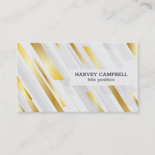 Diagonal Abstract Stripes Business Card