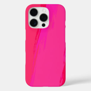 Diagonal Brush Art Pattern iPhone 16 Pro Case