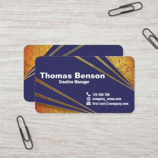 Diagonal business card series 6
