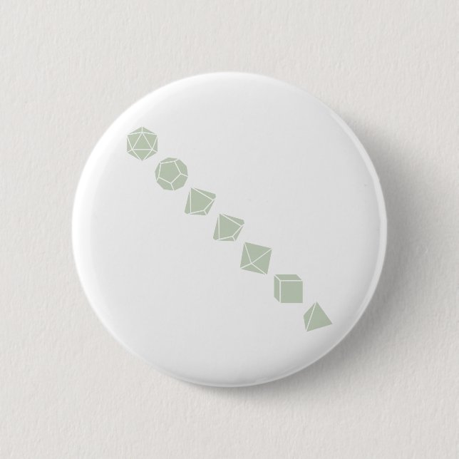 Diagonal Dice (Light) 6 Cm Round Badge (Front)