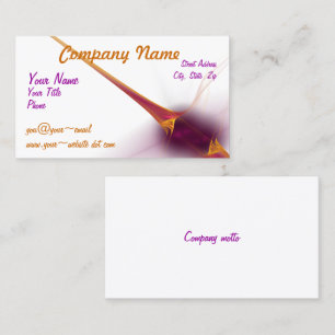 Diagonal Gold Blast Artwork Business Card