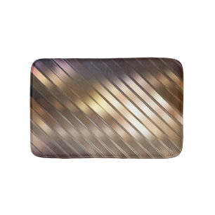 Diagonal golden abstract elegant background. bath mat