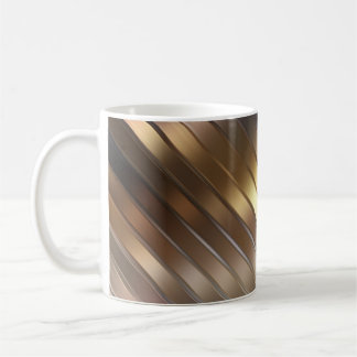 Diagonal golden abstract elegant background. coffee mug