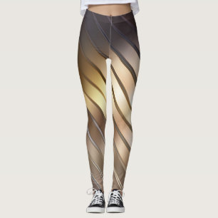 Diagonal golden abstract elegant background. leggings