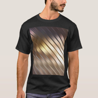 Diagonal golden abstract elegant background. T-Shirt