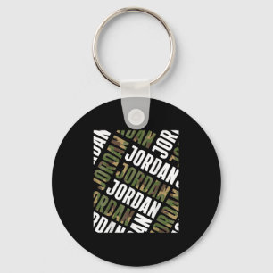 Diagonal Jordan Pattern Camo Pattern Camouflage  Key Ring