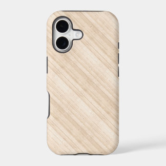 Diagonal Light Wood Texture iPhone 5 Case
