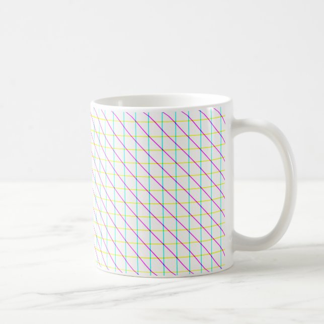 Diagonal Lines Coffee Mug (Right)
