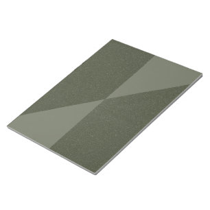 Diagonal Moss Green Pattern Notepad – Customisable