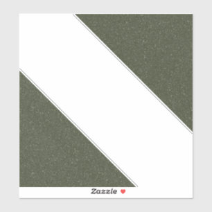 Diagonal Moss Green Vinyl Sticker