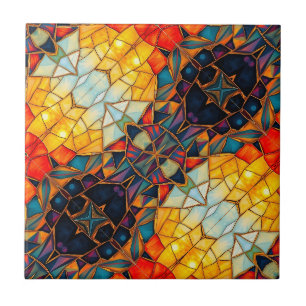 Diagonal Purple  Tile