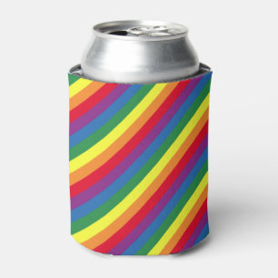 Diagonal Rainbow Pattern Can Cooler