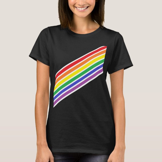 Diagonal Rainbow Shirt (Front)