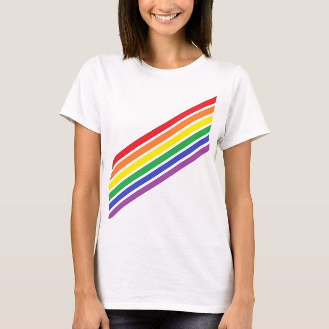 Diagonal Rainbow Shirt (Front)