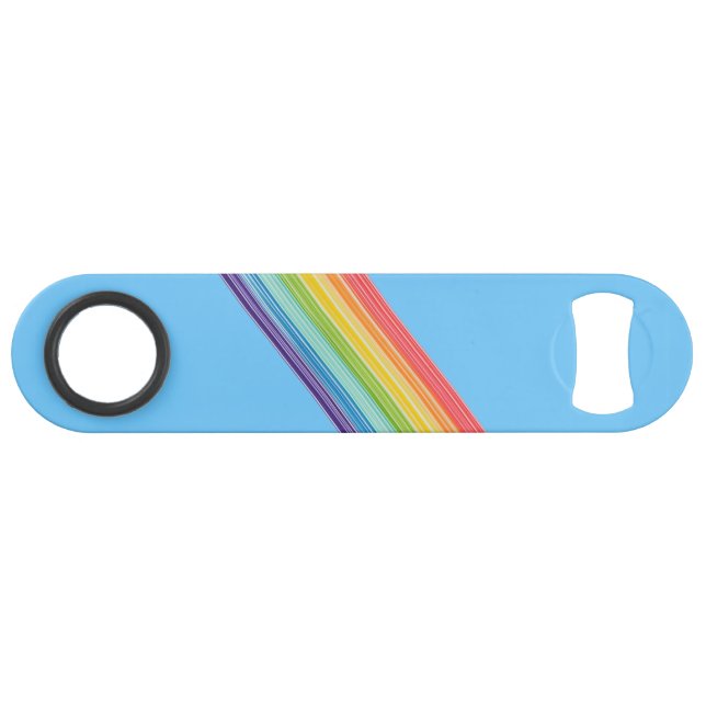 Diagonal rainbow stripes (Back Horizontal)