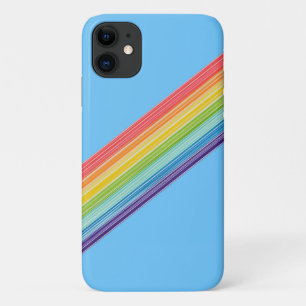 Diagonal rainbow stripes Case-Mate iPhone case