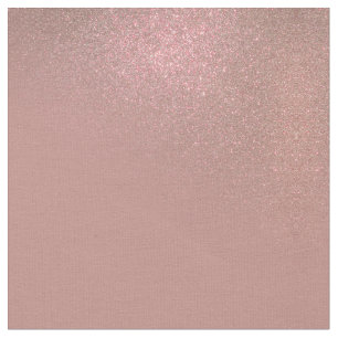 Diagonal Rose Gold Glitter Gradient Ombre Fabric