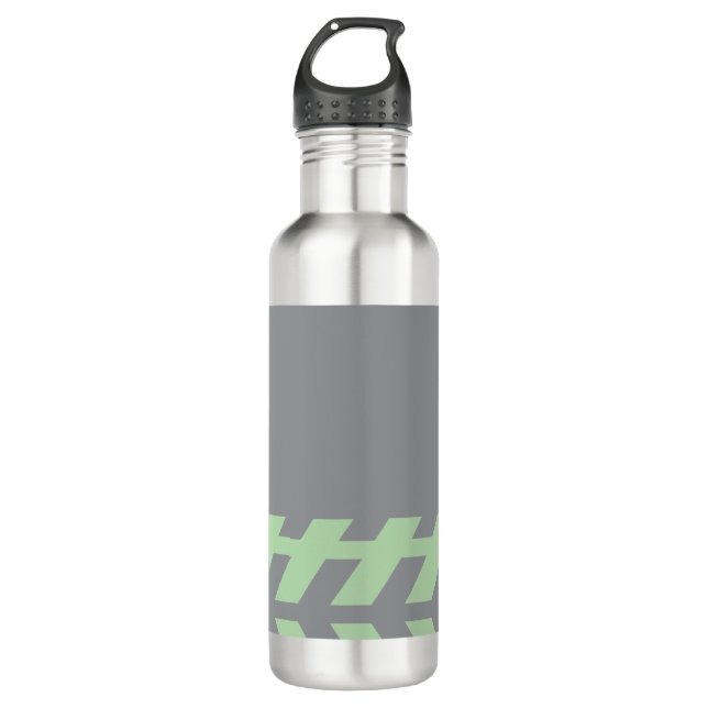 Diagonal Stripes 710 Ml Water Bottle (Front)