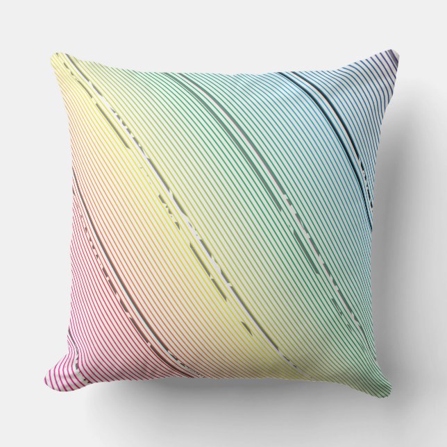 Diagonal stripes background 10 cushion (Front)