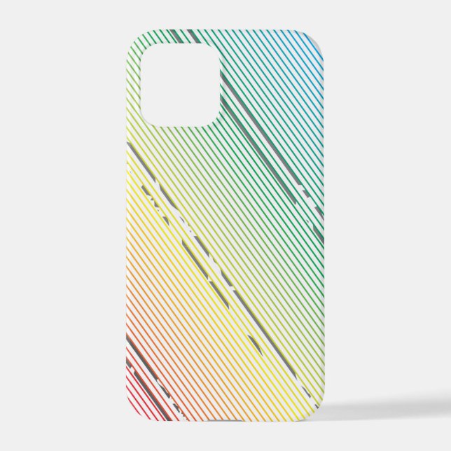 Diagonal stripes background 10 iPhone case (Back)