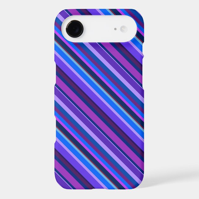 Diagonal stripes in blue and purple (Back)