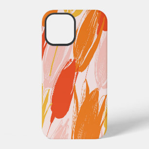 Diagonal Tulips: Light Colour Design. iPhone 12 Case