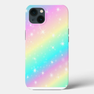 Diagonal Unicorn Pastel Rainbow Colour iPhone 13 Case