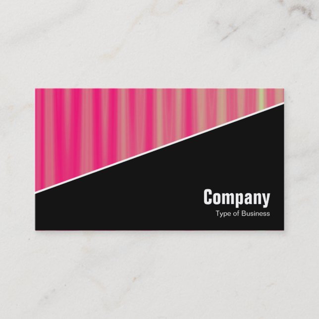 Diagonal V3 - Black - Abstract 090716(07) Business Card (Front)